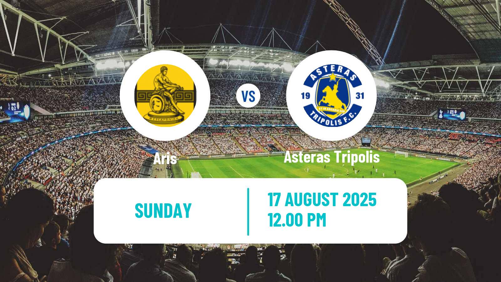Soccer Club Friendly Aris - Asteras Tripolis