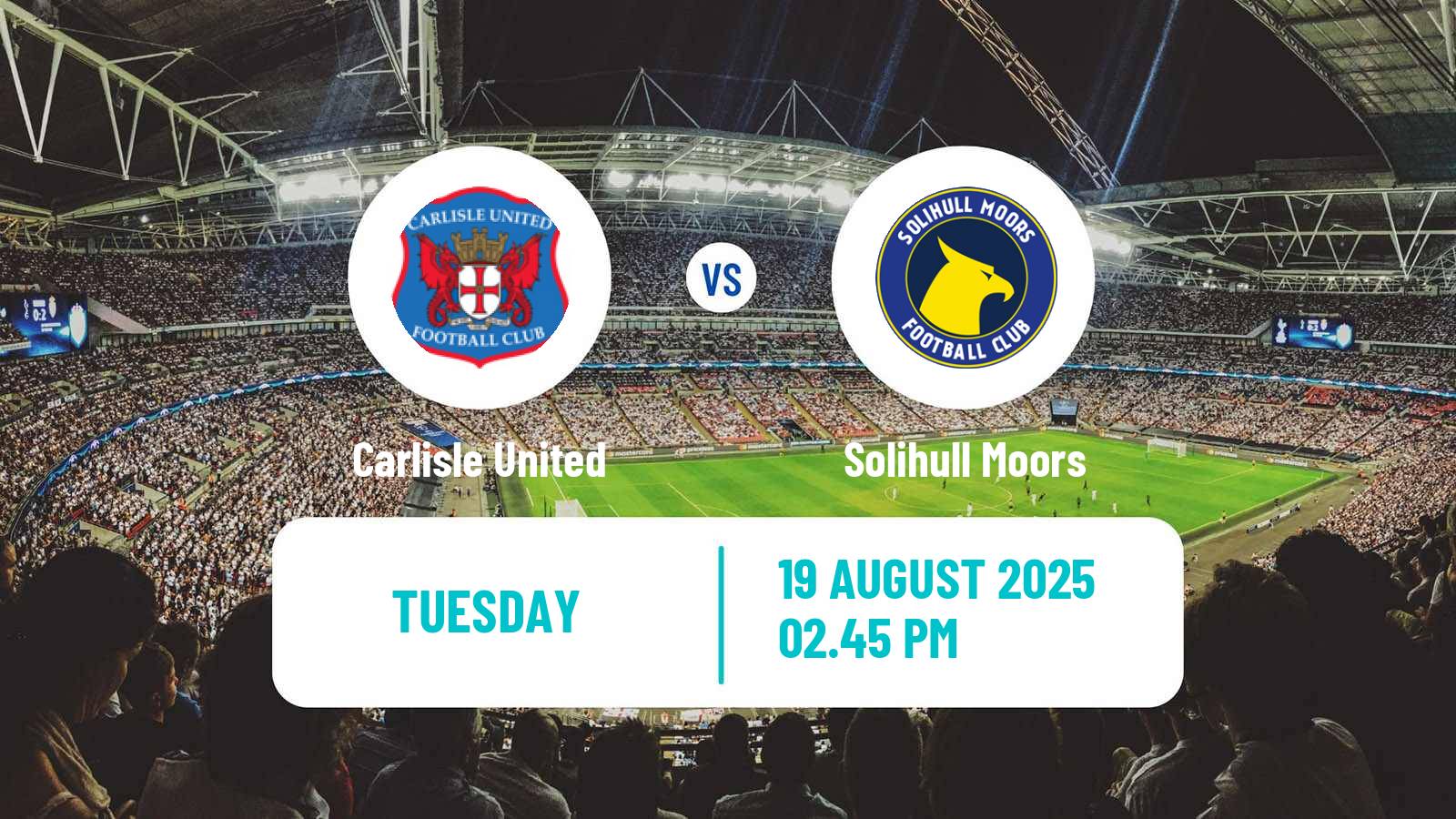Soccer English National League Carlisle United - Solihull Moors