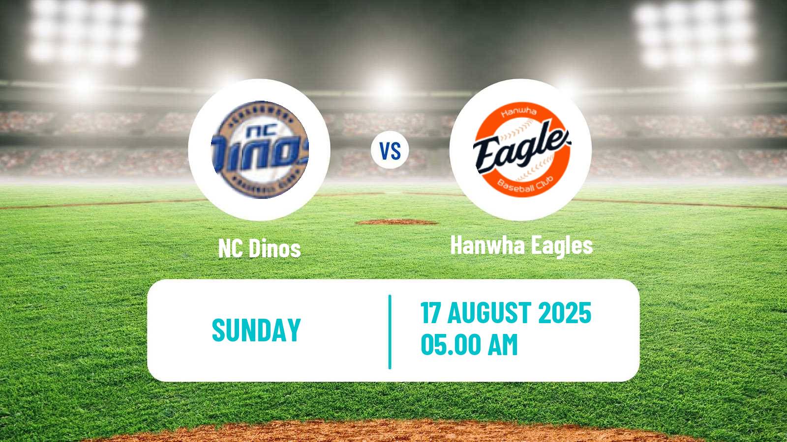 Baseball KBO NC Dinos - Hanwha Eagles