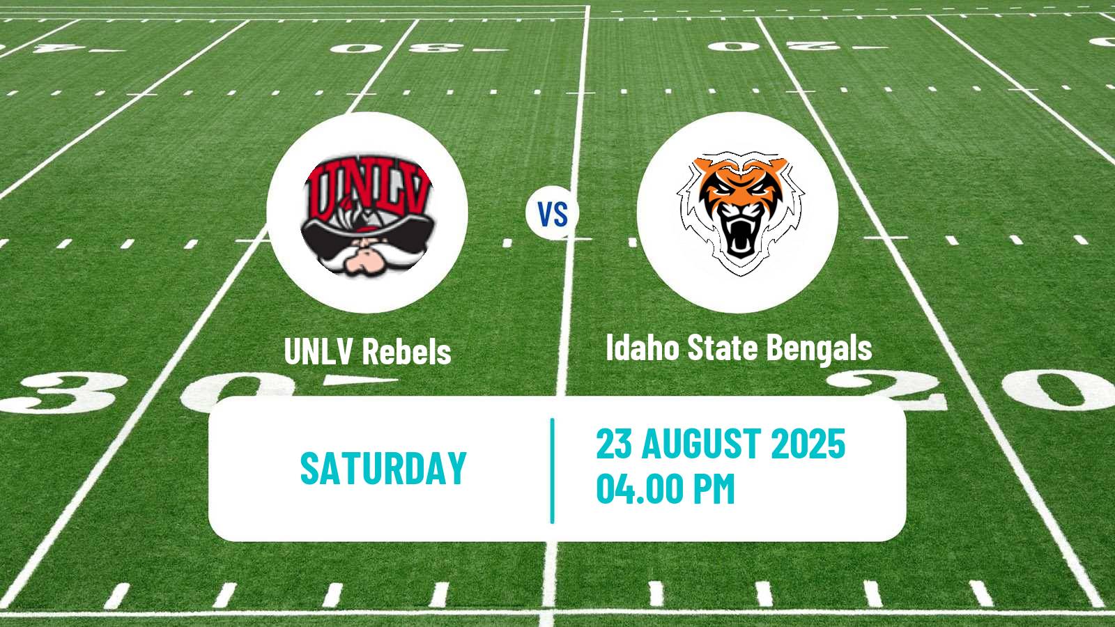 American football NCAA College Football UNLV Rebels - Idaho State Bengals