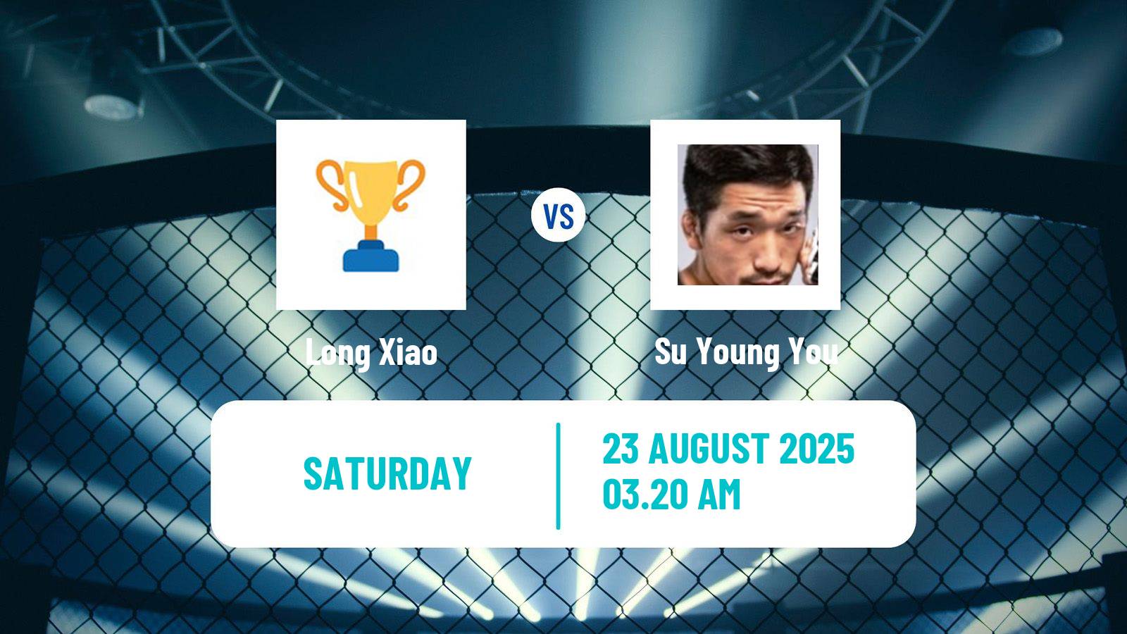 MMA Bantamweight UFC Men Long Xiao - Su Young You