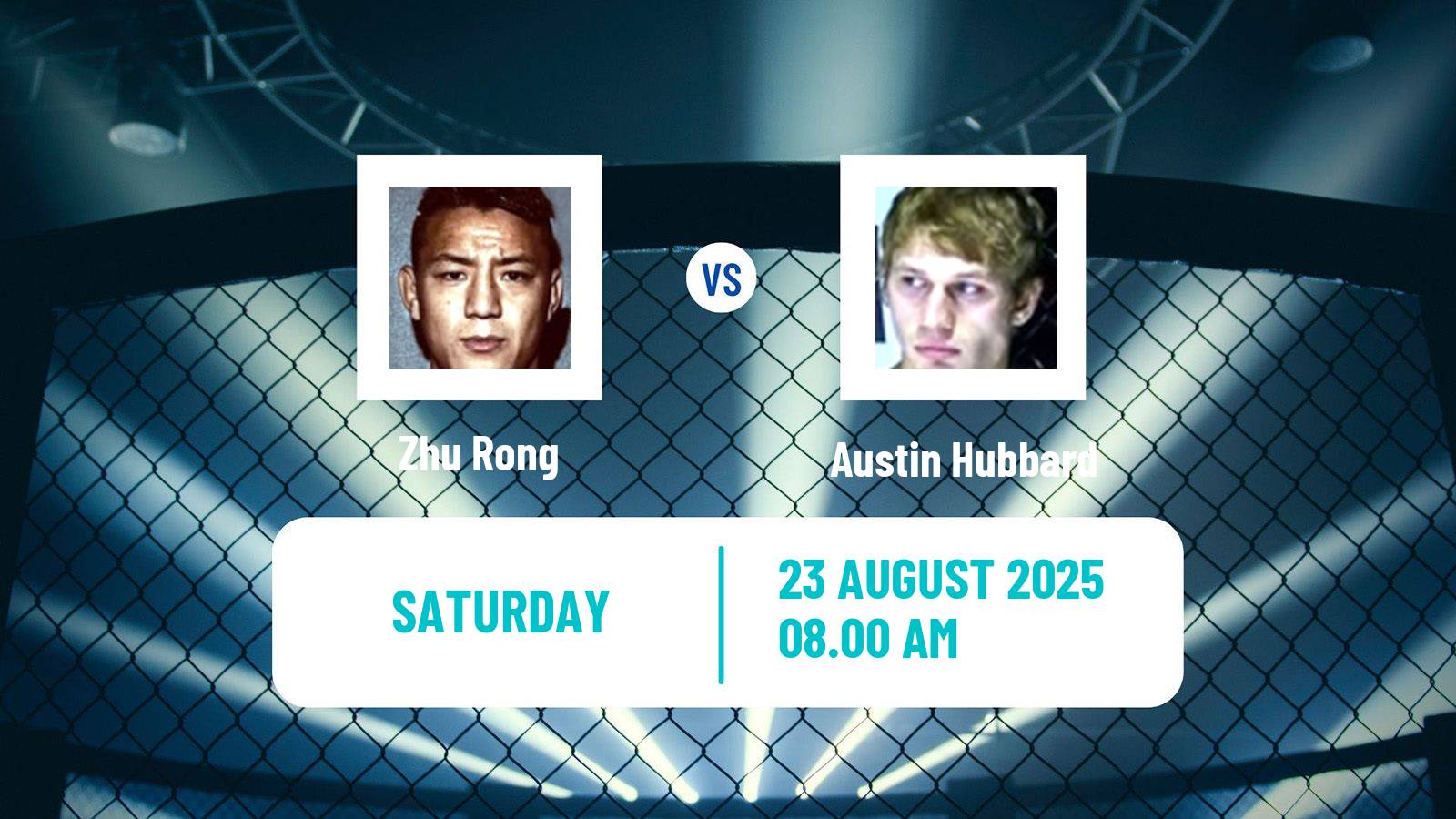 MMA Lightweight UFC Men Zhu Rong - Austin Hubbard