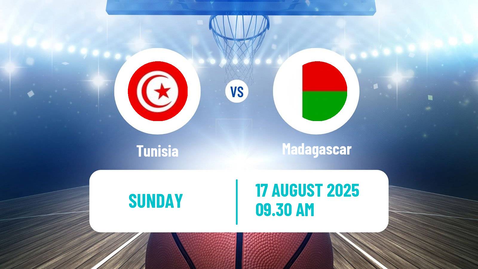 Basketball African Championship Basketball Tunisia - Madagascar