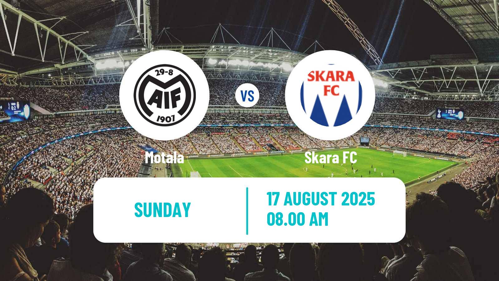 Soccer Swedish Division 2 - Norra Götaland Motala - Skara