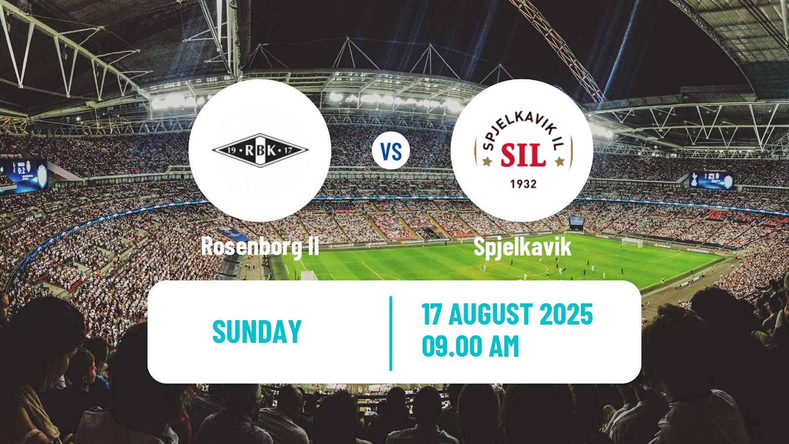 Soccer Norwegian Division 3 - Group 2 Rosenborg II - Spjelkavik
