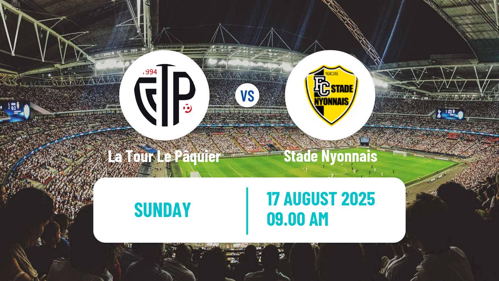 Soccer Swiss Cup La Tour Le Pâquier - Stade Nyonnais