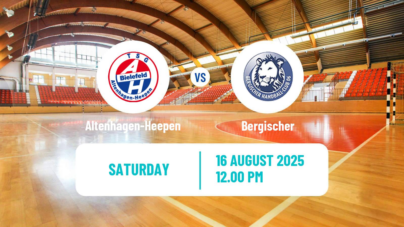 Handball German DHB Pokal Altenhagen-Heepen - Bergischer