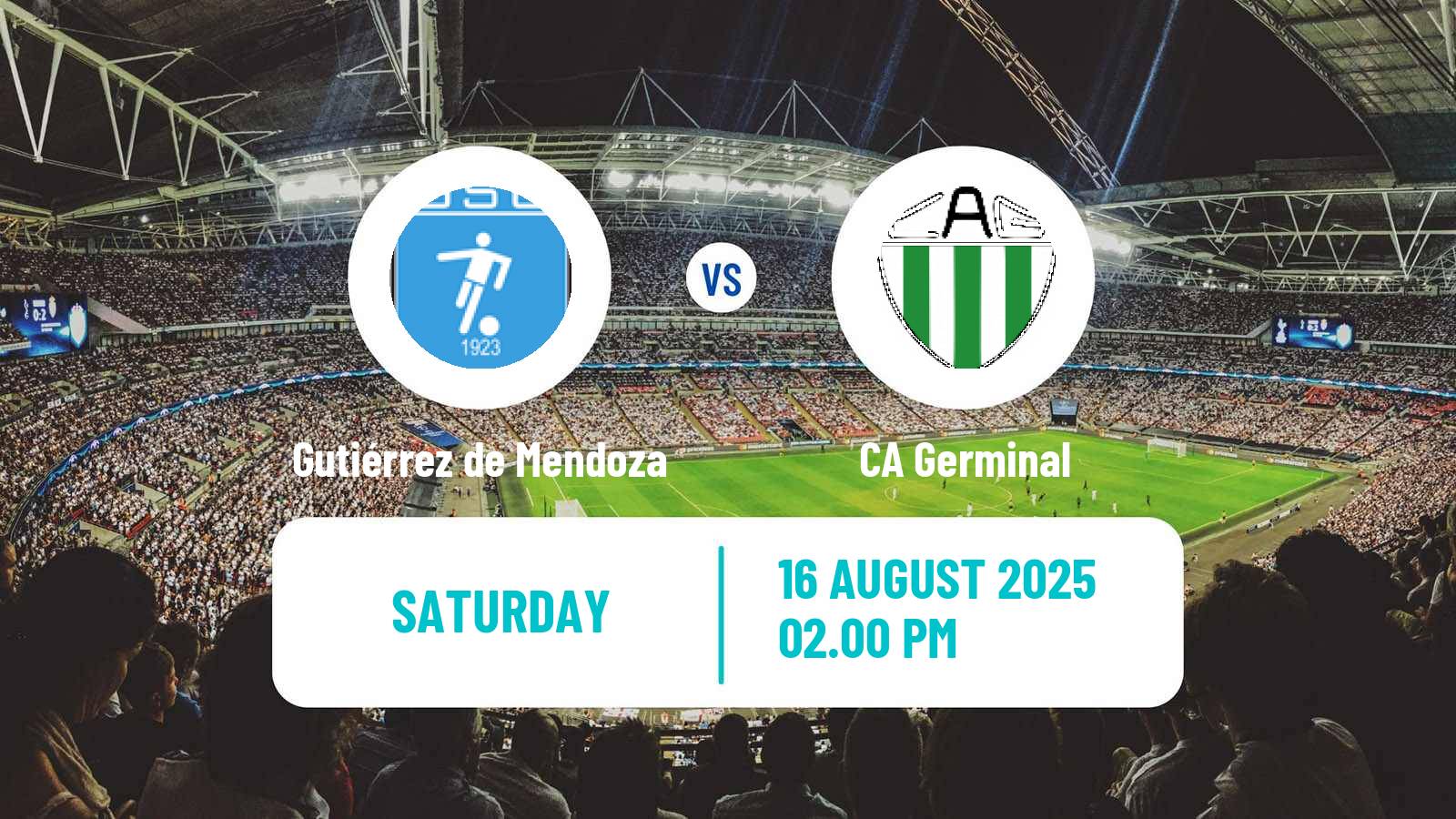 Soccer Argentinian Torneo Federal Gutiérrez de Mendoza - Germinal