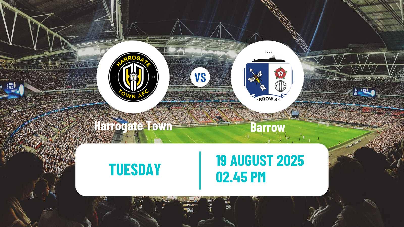 Soccer English League Two Harrogate Town - Barrow