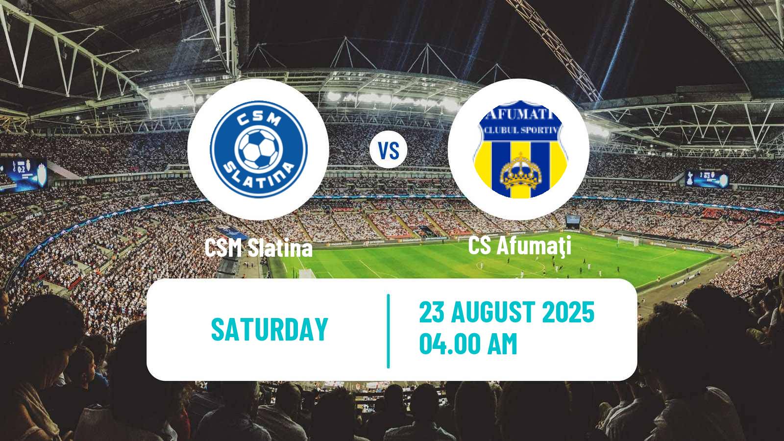 Soccer Romanian Division 2 CSM Slatina - Afumaţi