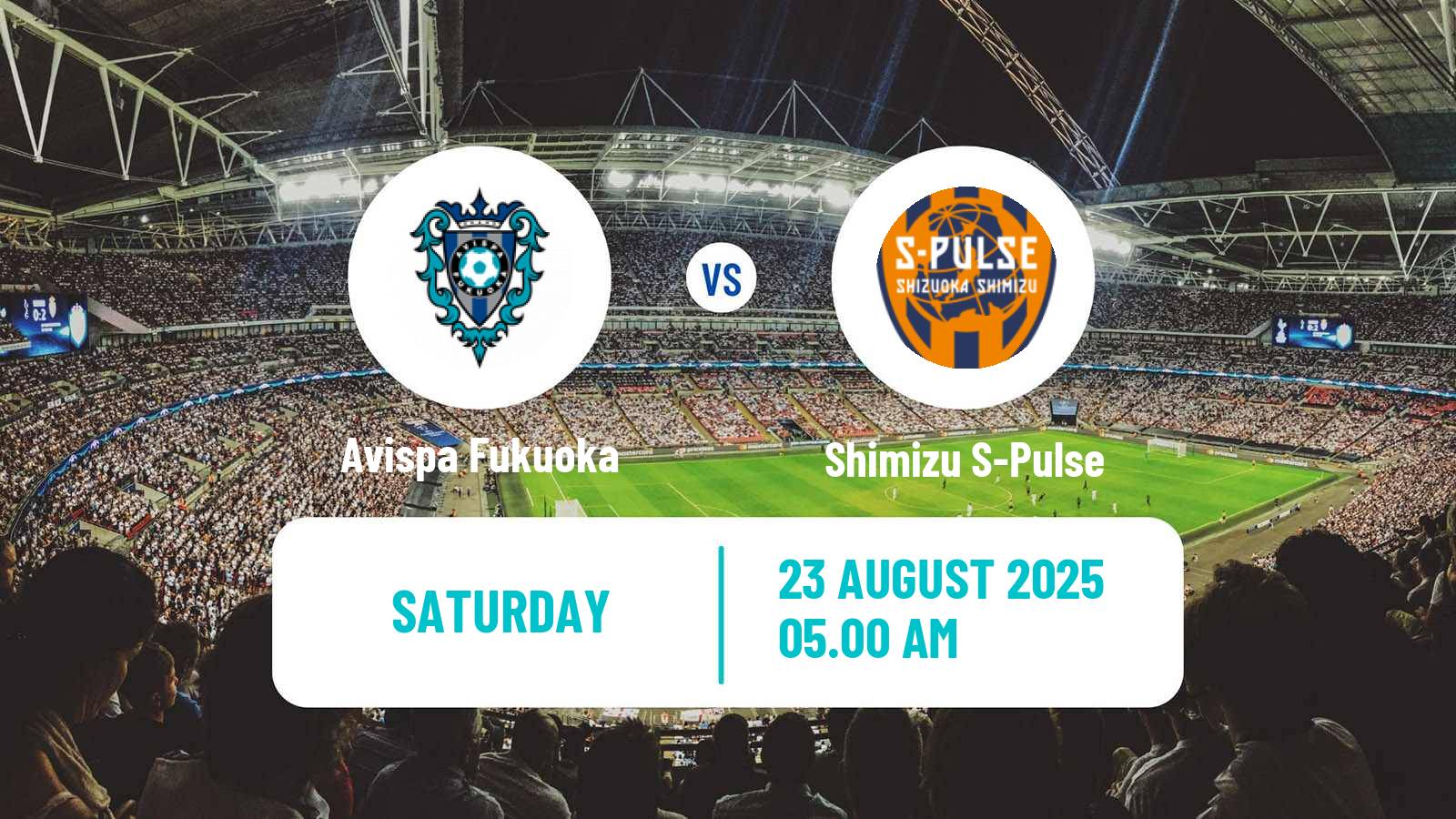 Soccer Japan J1 League Avispa Fukuoka - Shimizu S-Pulse
