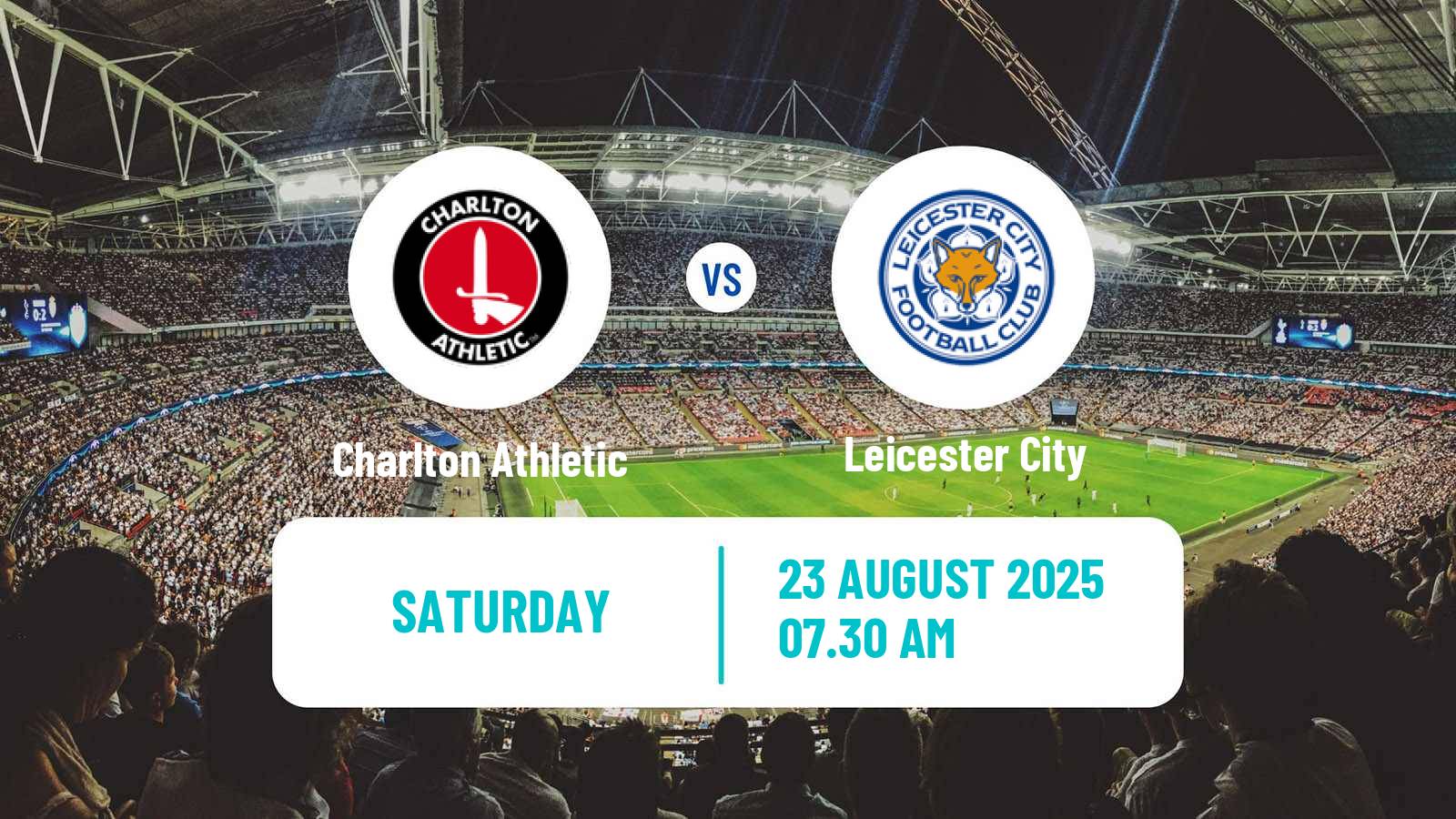 Soccer English League Championship Charlton Athletic - Leicester City