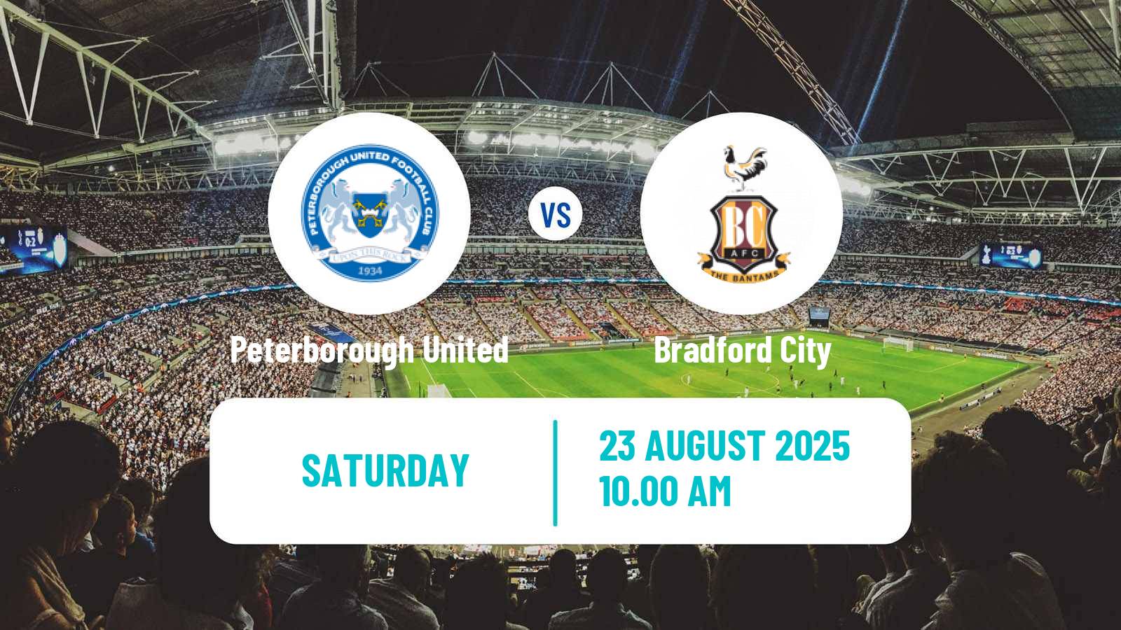 Soccer English League One Peterborough United - Bradford City