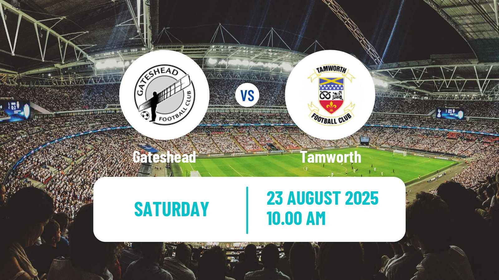 Soccer English National League Gateshead - Tamworth