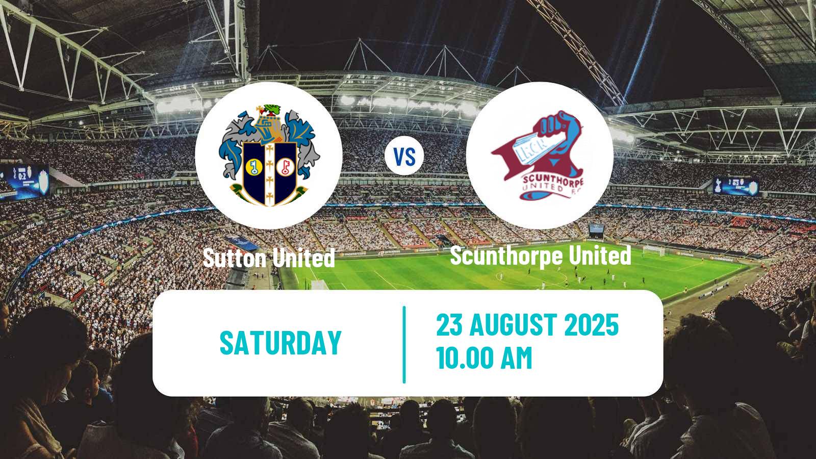 Soccer English National League Sutton United - Scunthorpe United