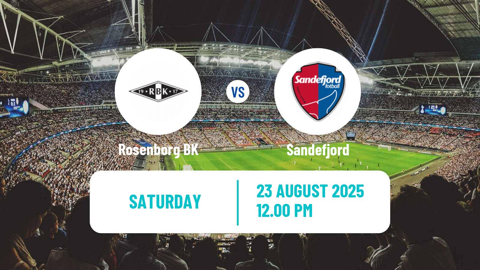 Soccer Norwegian Eliteserien Rosenborg - Sandefjord