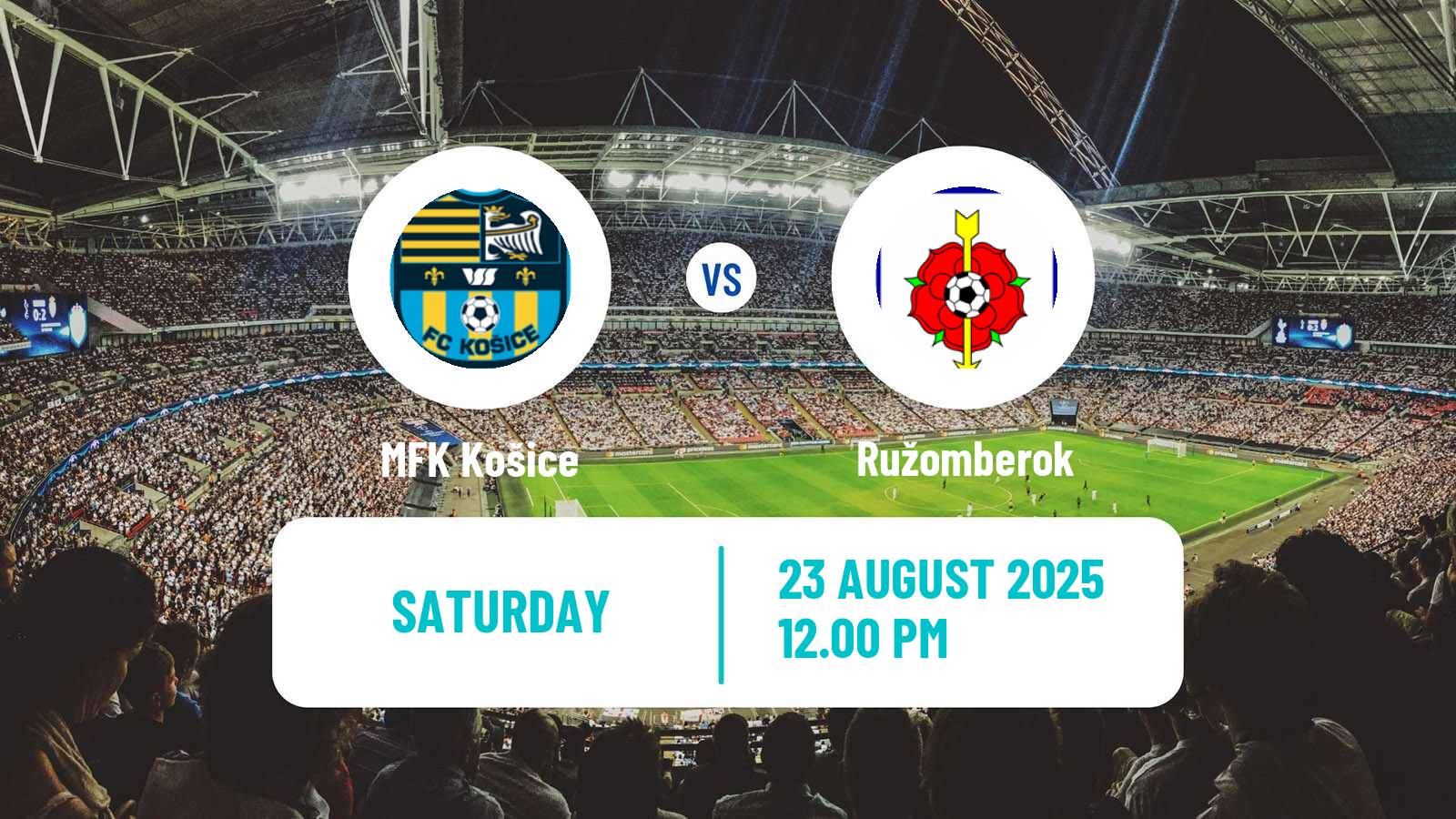 Soccer Slovak Superliga MFK Košice - Ružomberok