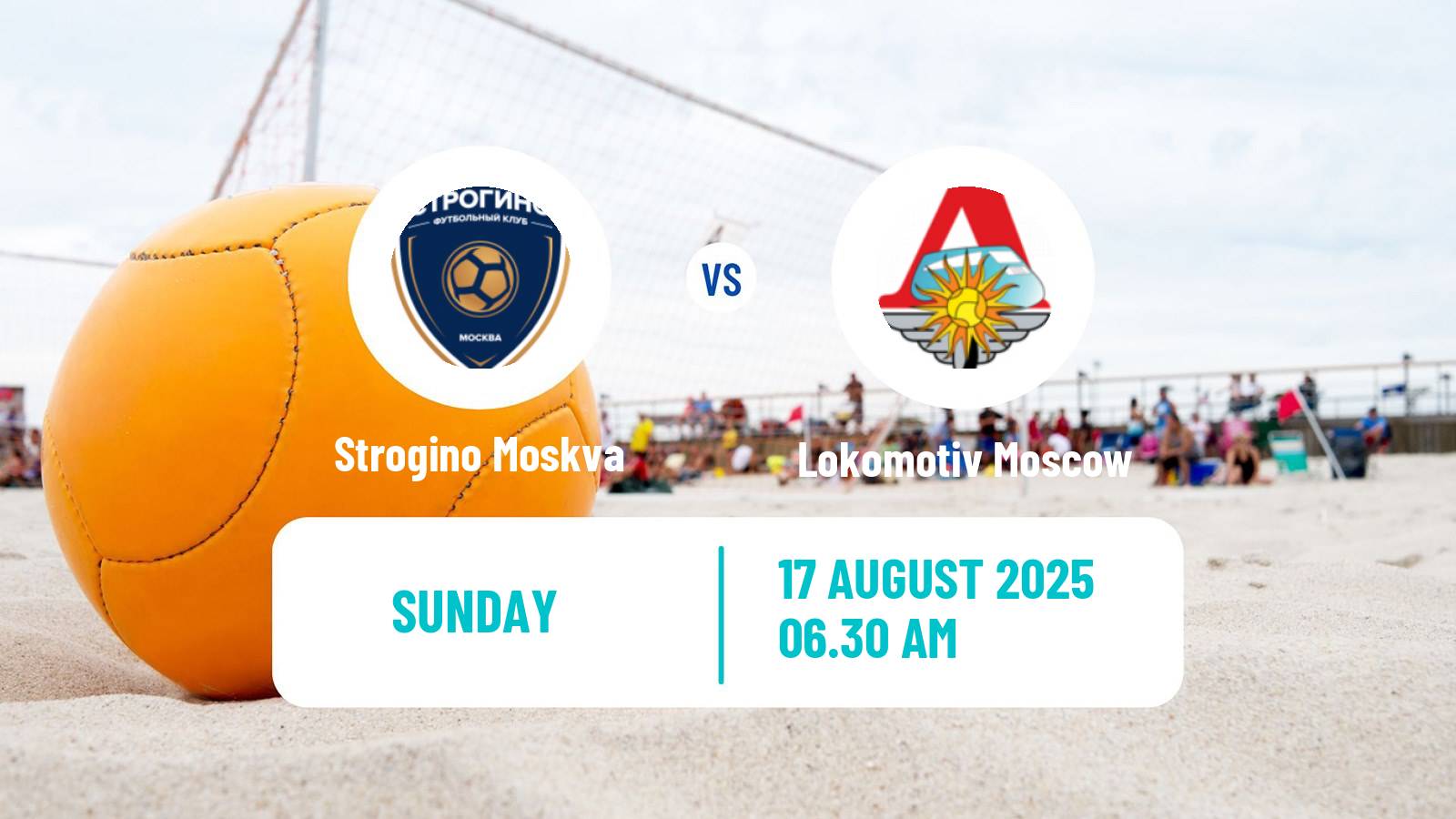 Beach soccer Superliga Strogino Moskva - Lokomotiv Moscow