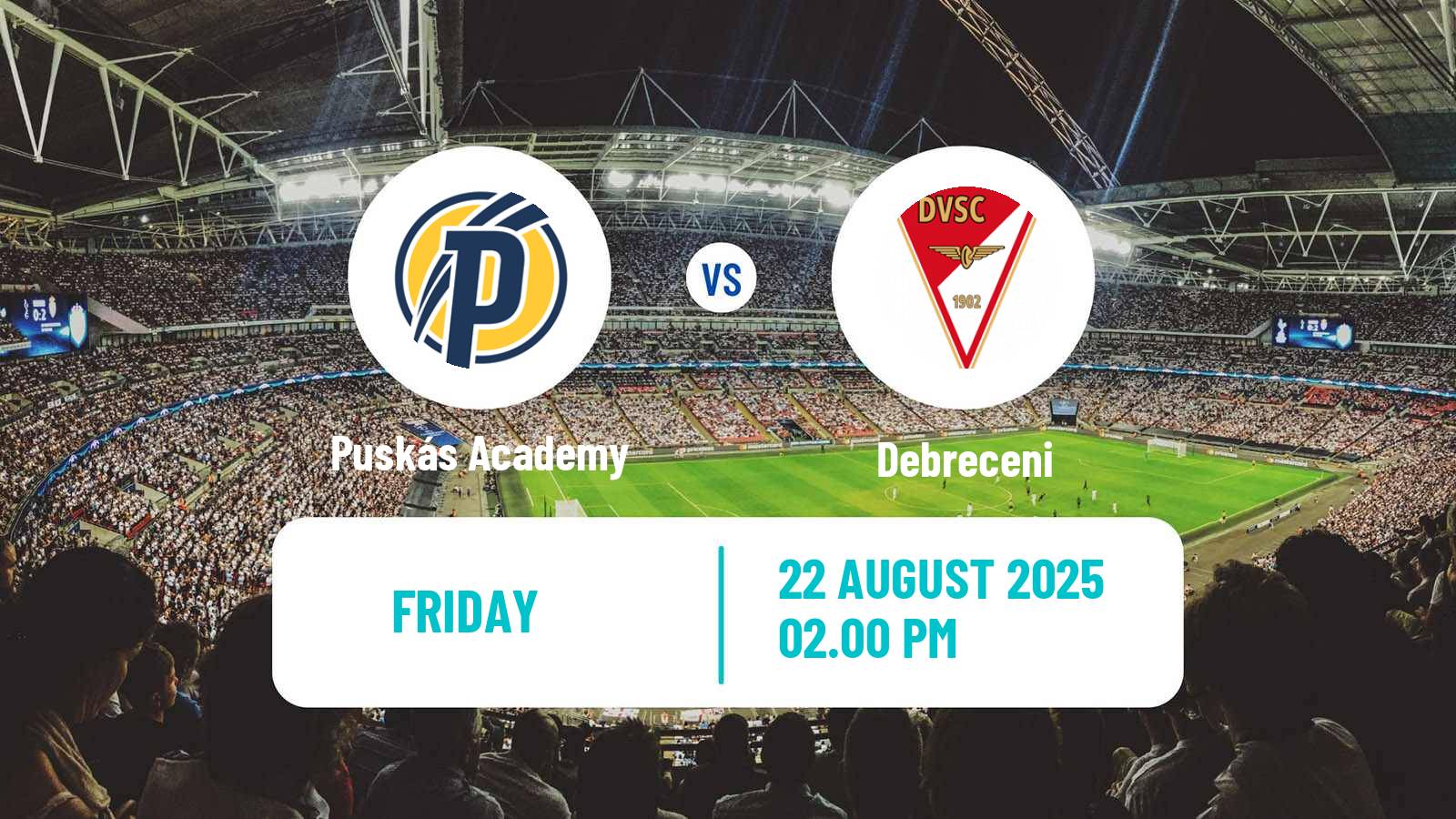 Soccer Hungarian NB I Puskás Academy - Debreceni