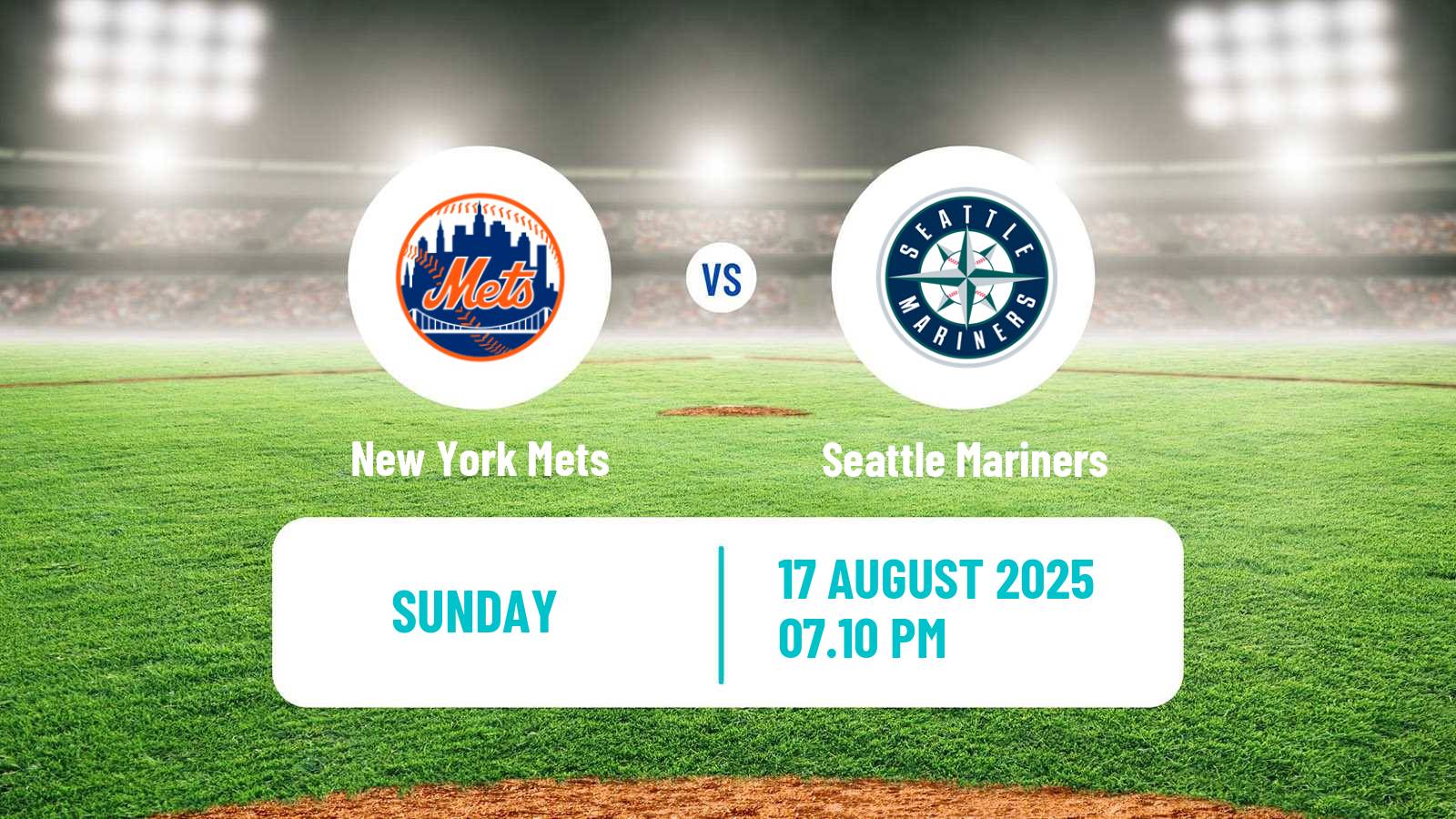 Baseball MLB New York Mets - Seattle Mariners