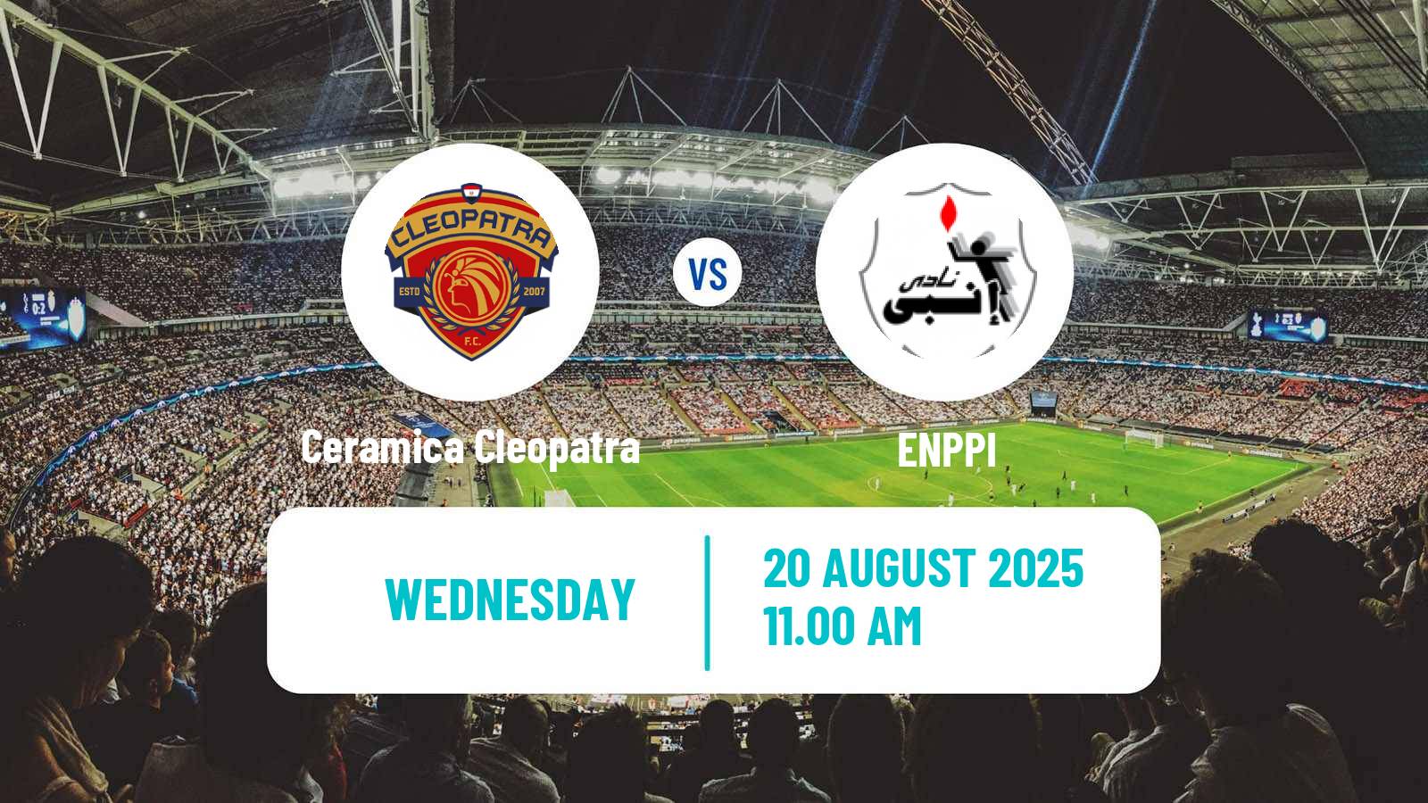 Soccer Egyptian Premier League Ceramica Cleopatra - ENPPI