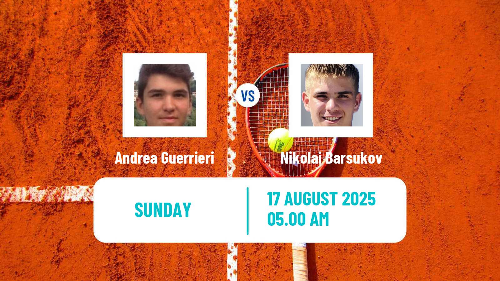Tennis Augsburg Challenger Men Andrea Guerrieri - Nikolai Barsukov
