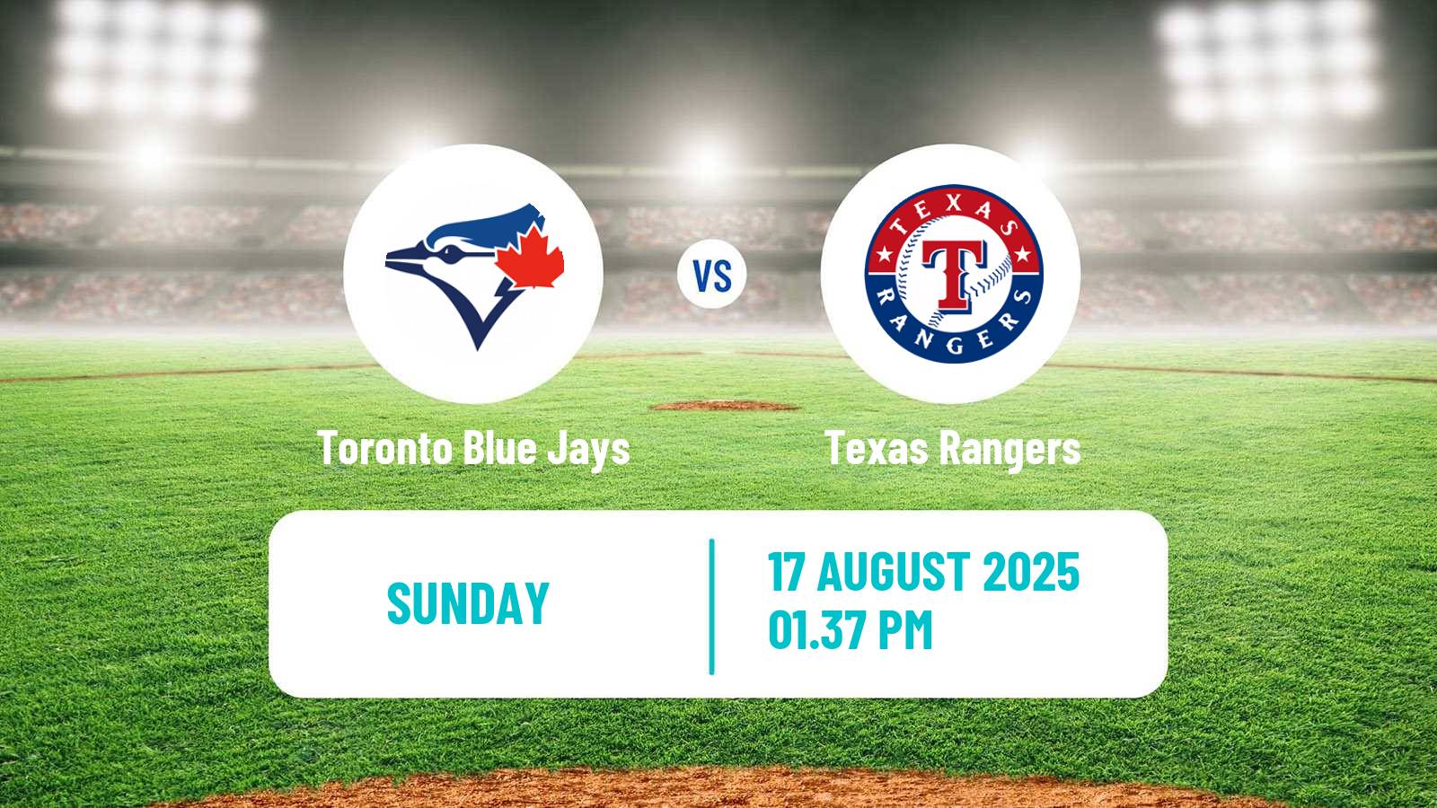 Baseball MLB Toronto Blue Jays - Texas Rangers
