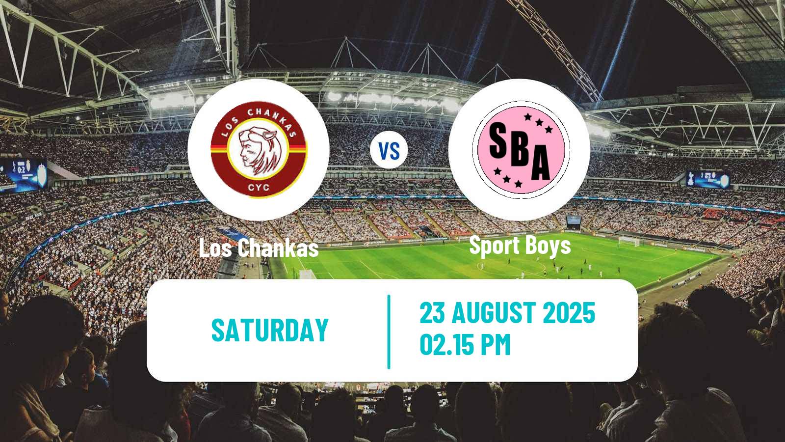 Soccer Peruvian Liga 1 Los Chankas - Sport Boys
