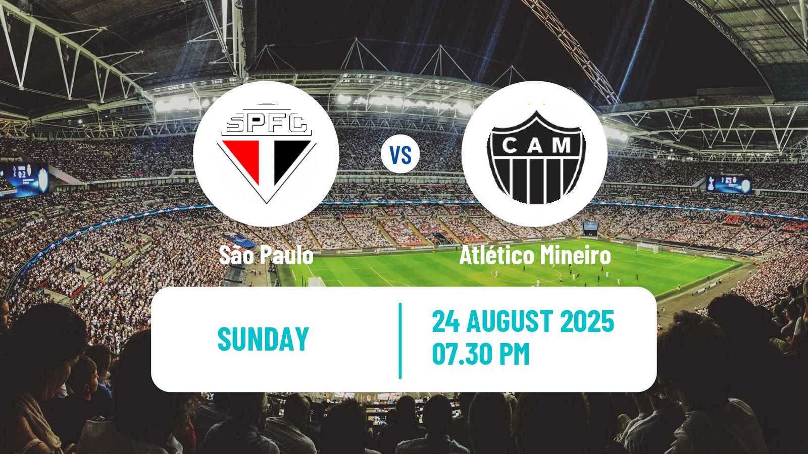 Soccer Brazilian Serie A São Paulo - Atlético Mineiro