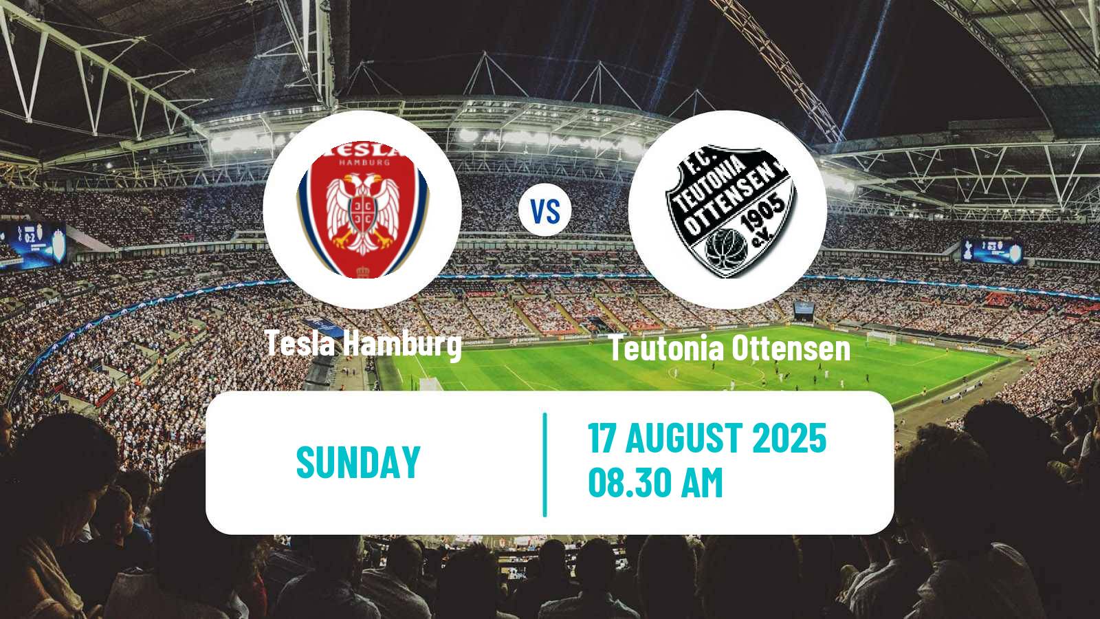Soccer German Oberliga Hamburg Tesla Hamburg - Teutonia Ottensen