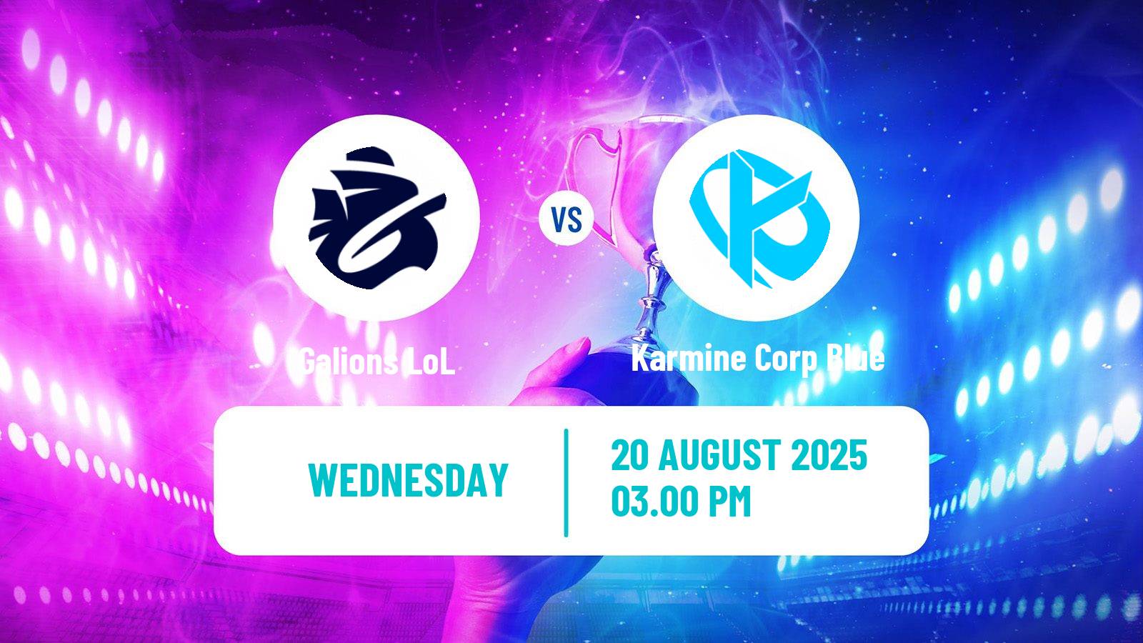Esports League Of Legends Lfl Galions - Karmine Corp Blue