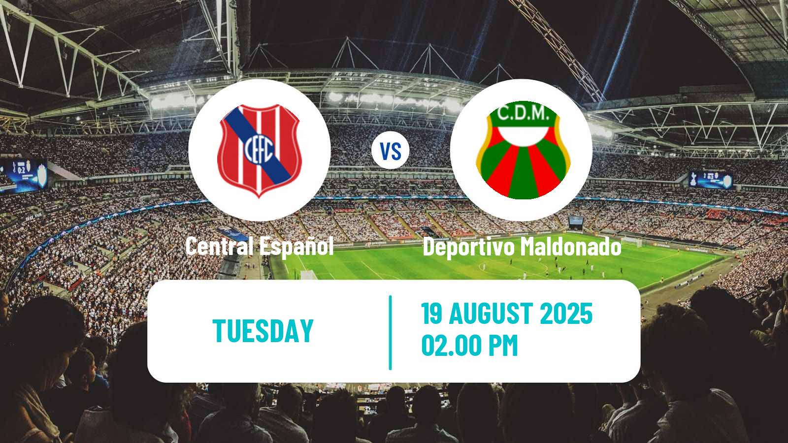Soccer Uruguayan Segunda Division Central Español - Deportivo Maldonado