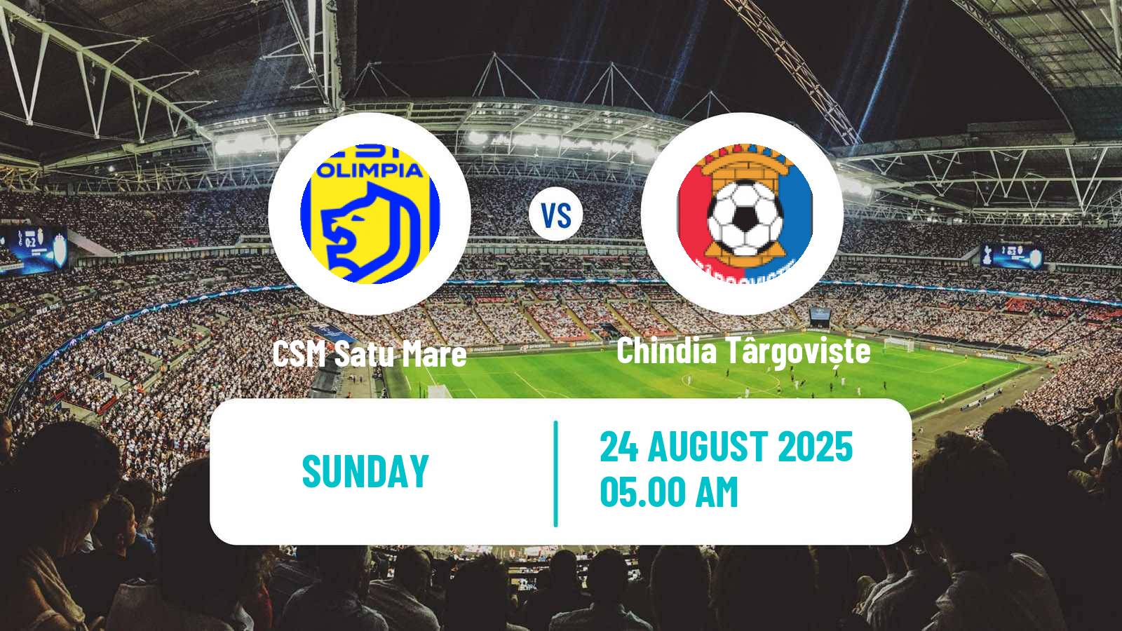 Soccer Romanian Division 2 CSM Satu Mare - Chindia Târgoviște