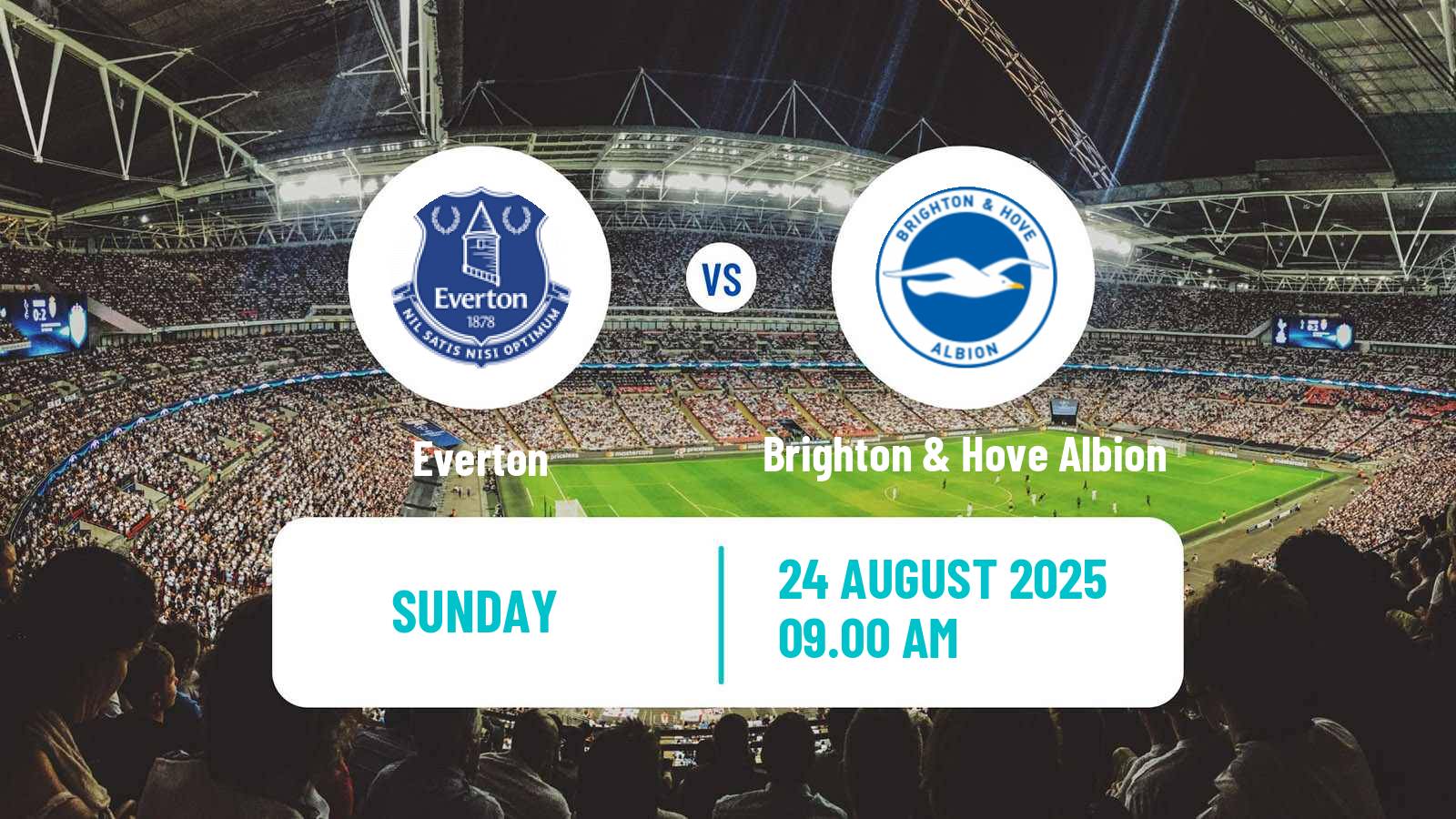 Soccer English Premier League Everton - Brighton & Hove Albion