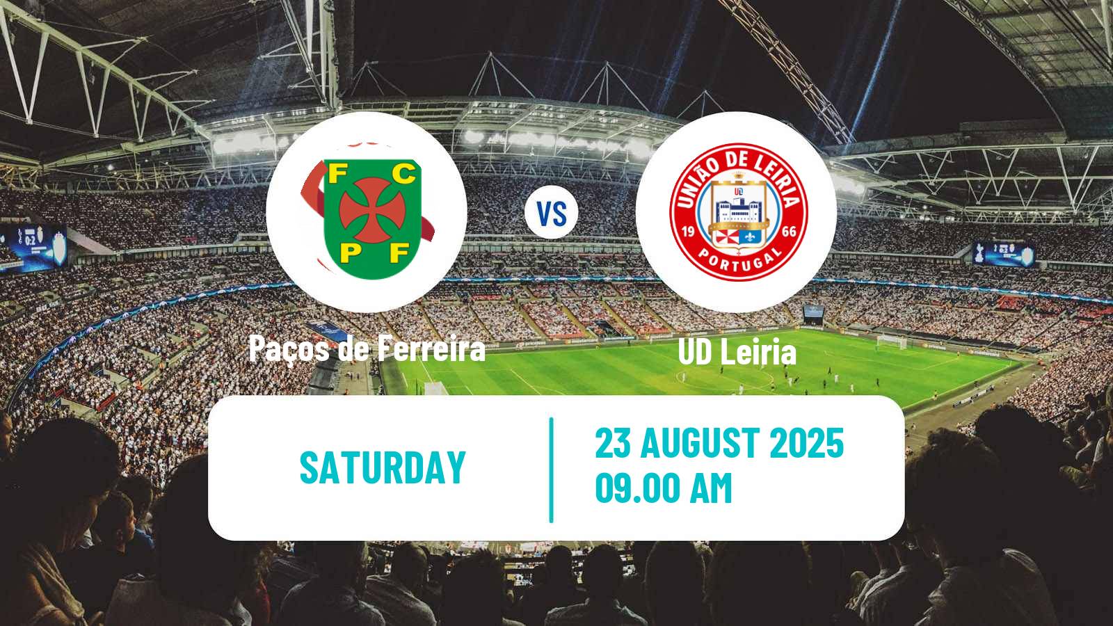 Soccer Portuguese Liga 2 Paços de Ferreira - Leiria