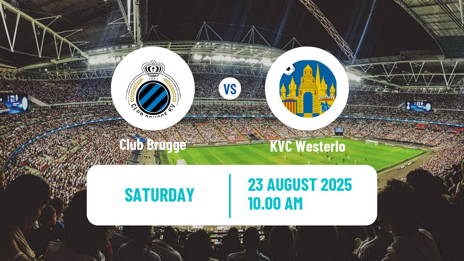 Soccer Belgian Jupiler Pro League Club Brugge - Westerlo