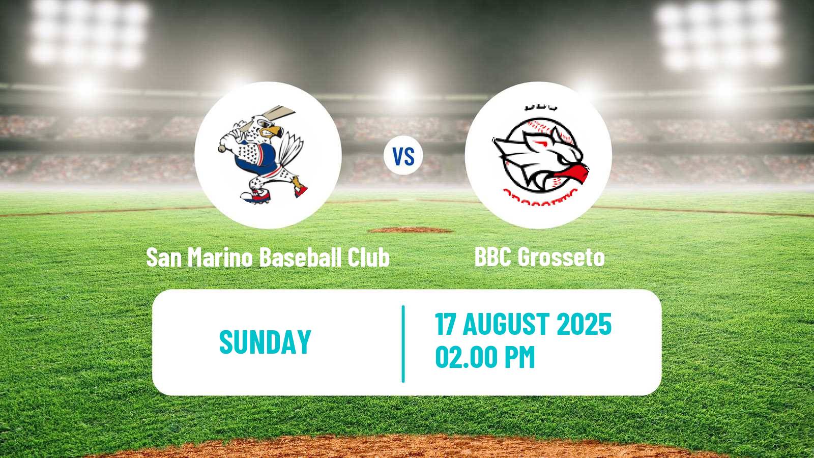 Baseball Italian Serie A1 Baseball San Marino Baseball Club - Grosseto