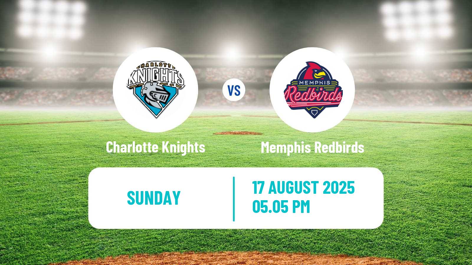 Baseball IL Charlotte Knights - Memphis Redbirds