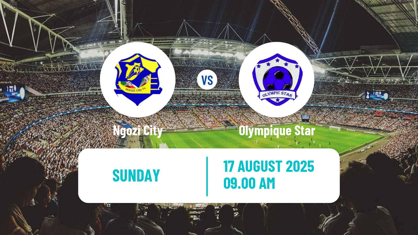 Soccer Burundi Premier League Ngozi City - Olympique Star