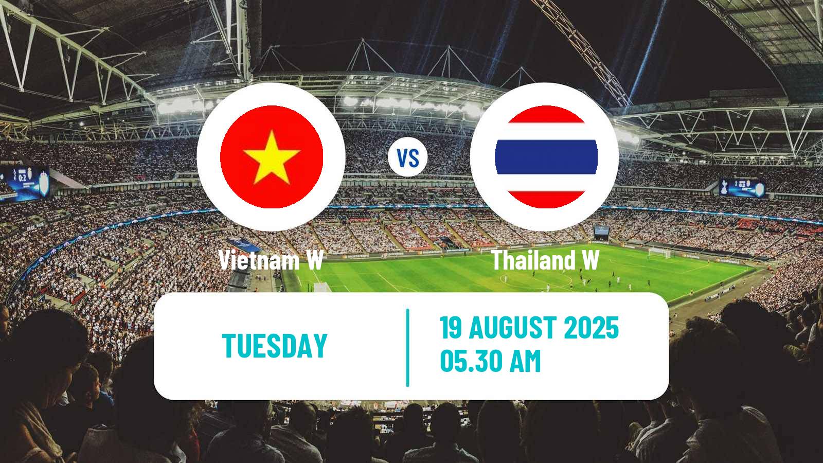 Soccer AFF Championship Women Vietnam W - Thailand W