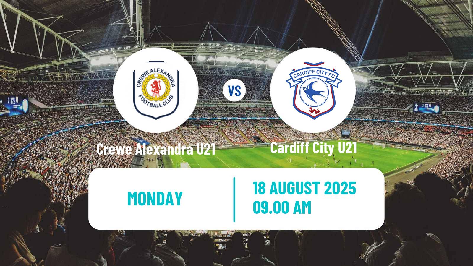 Soccer English Professional Development League Crewe Alexandra U21 - Cardiff City U21