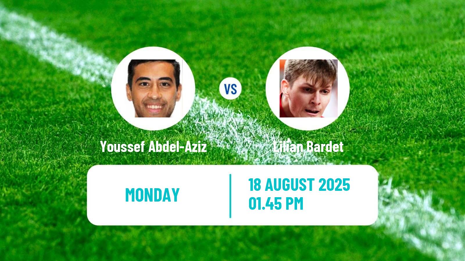 Table tennis Europe Smash Sweden Men Youssef Abdel-Aziz - Lilian Bardet