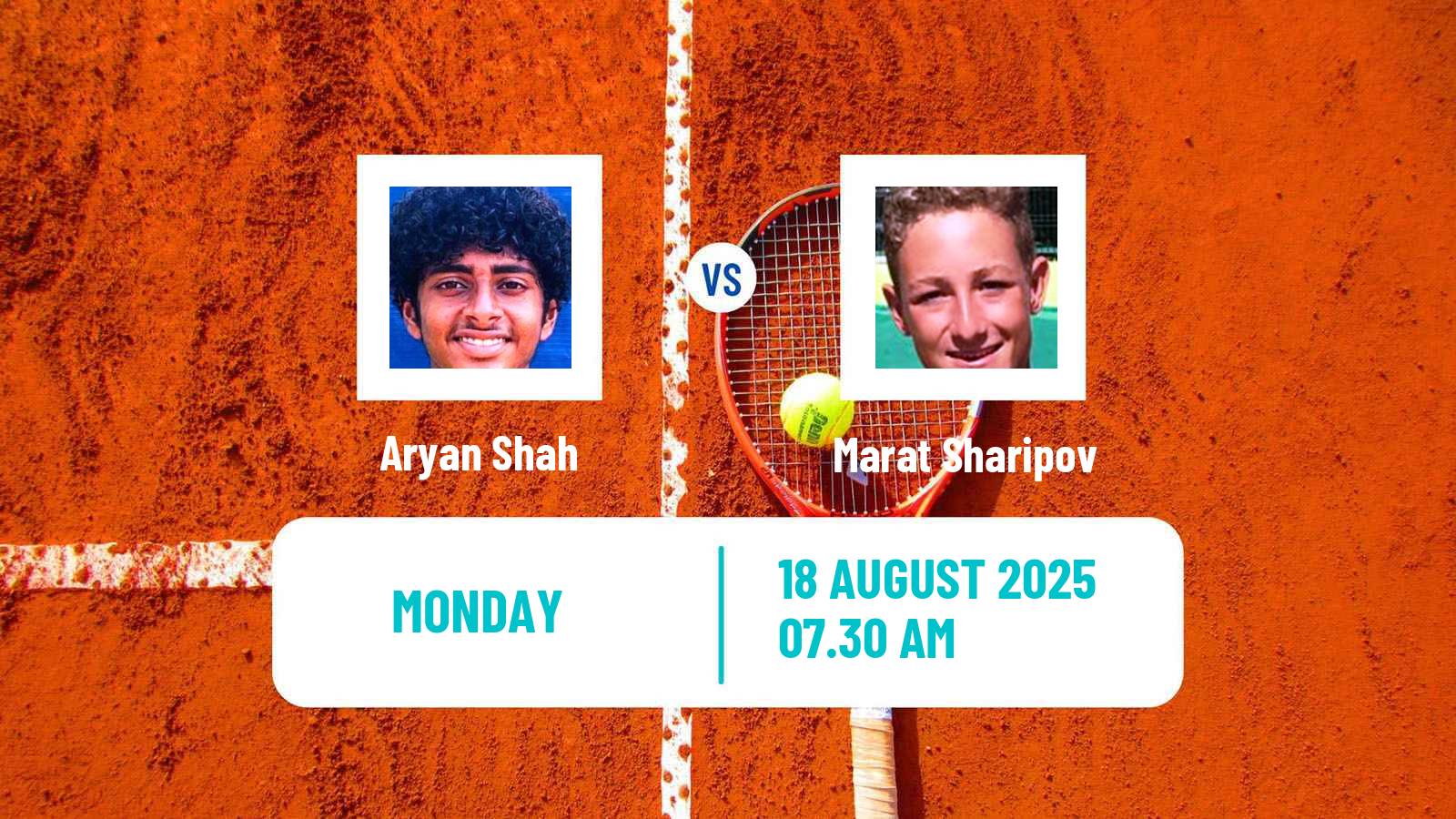 Tennis Sofia 2 Challenger Men Aryan Shah - Marat Sharipov