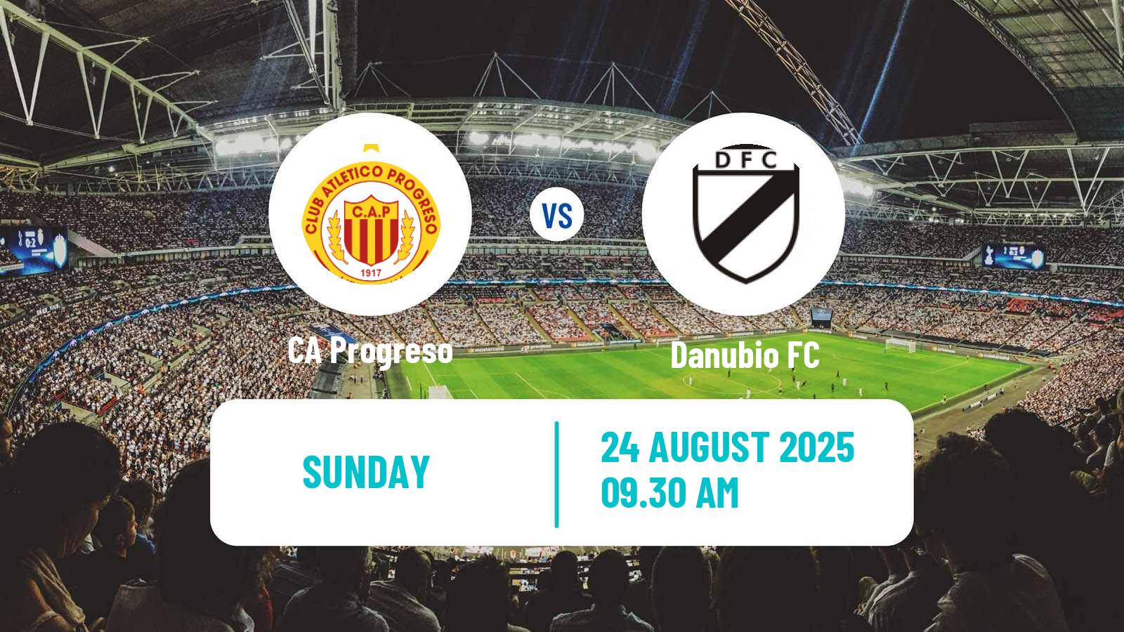 Soccer Uruguayan Primera Division Progreso - Danubio