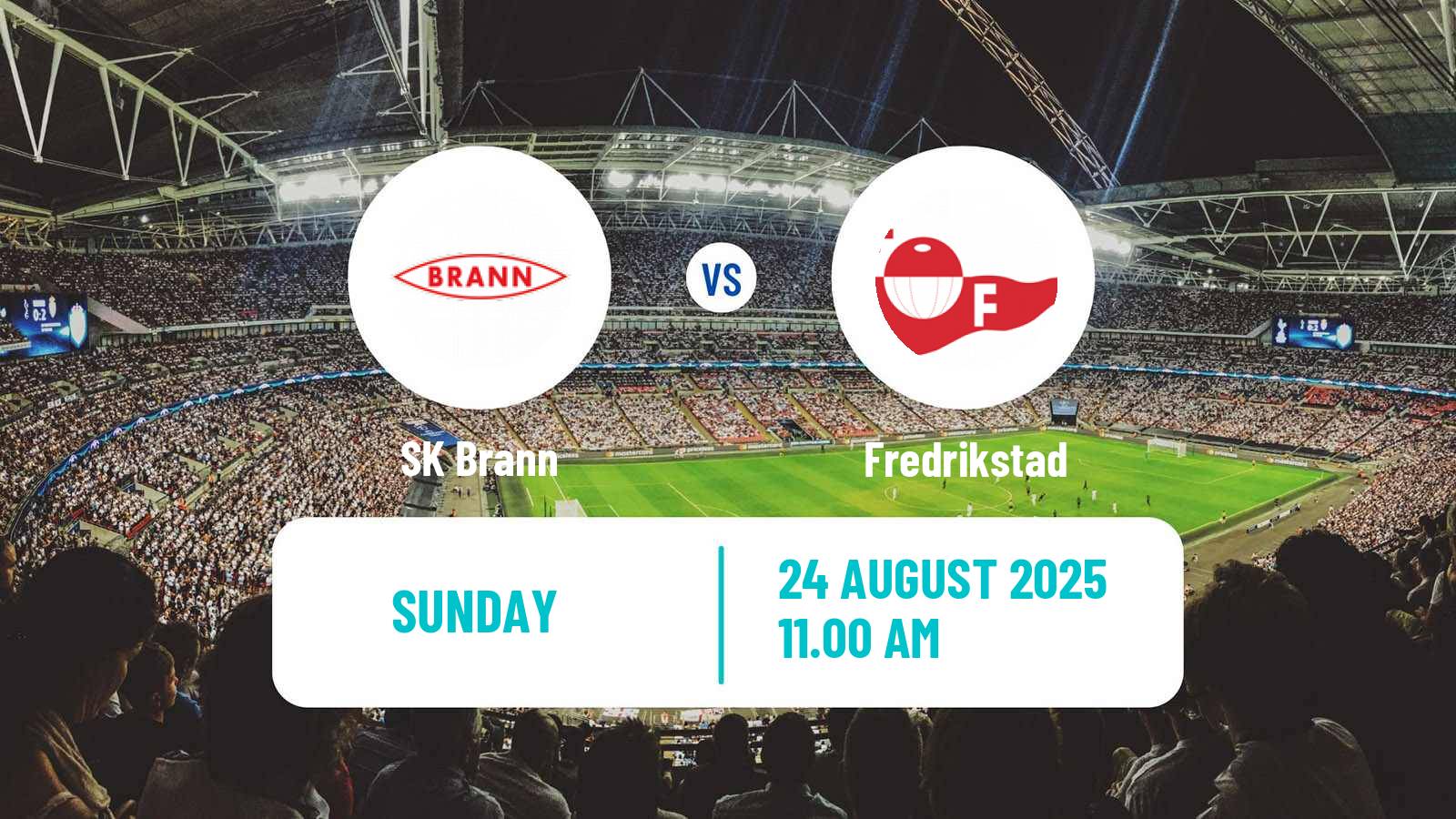 Soccer Norwegian Eliteserien Brann - Fredrikstad