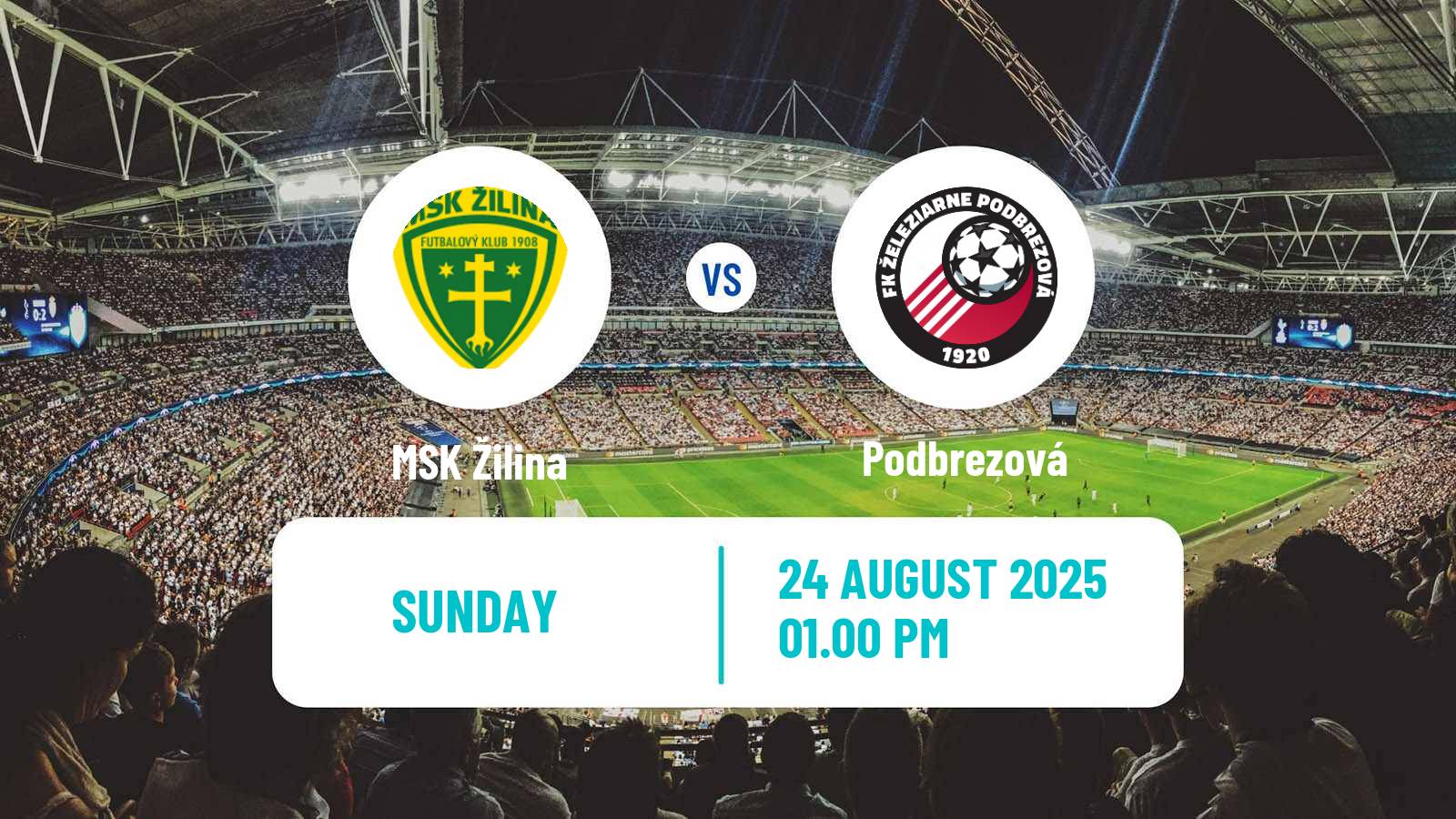 Soccer Slovak Superliga Žilina - Podbrezová