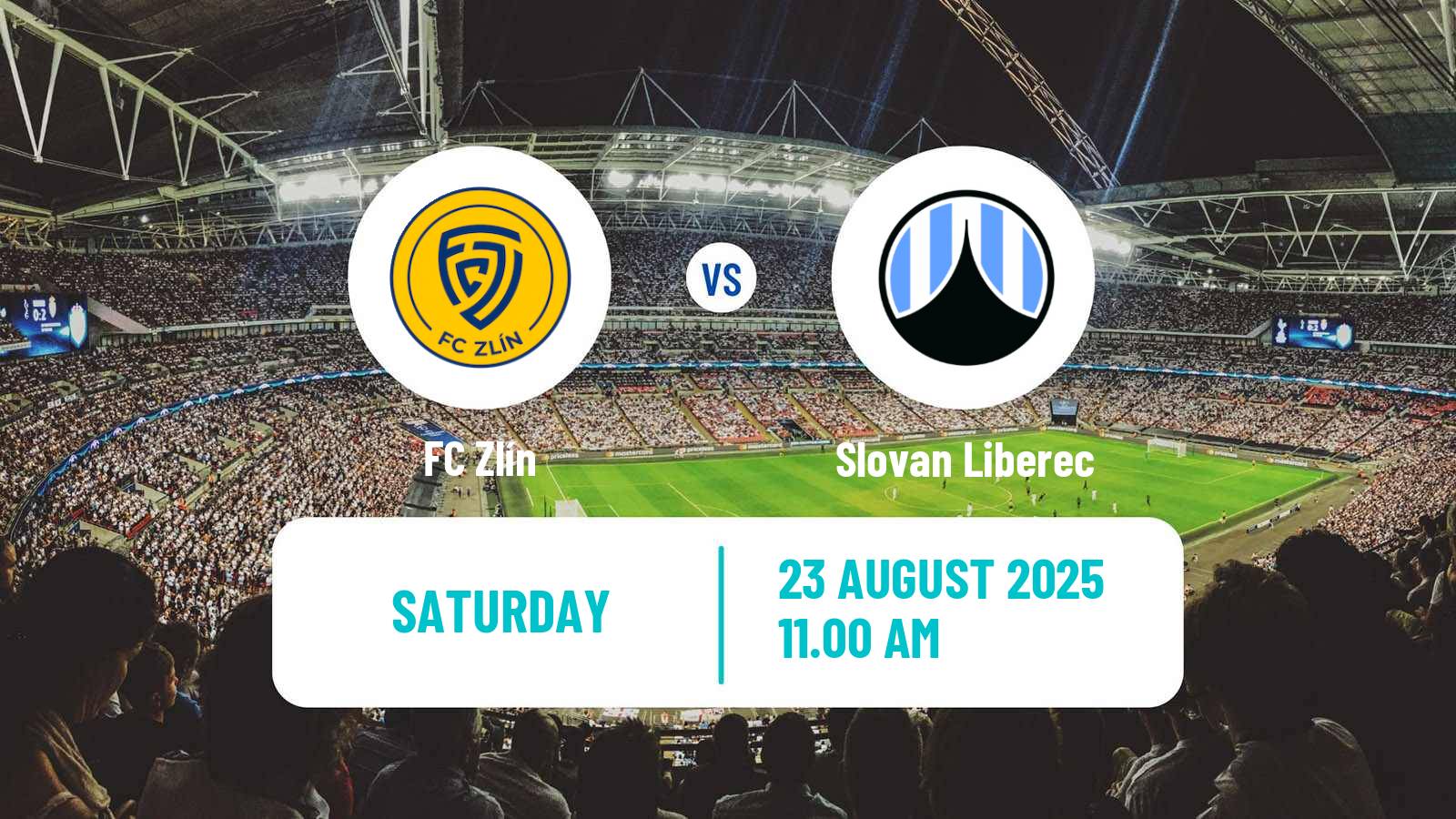 Soccer Czech 1 Liga Zlín - Slovan Liberec