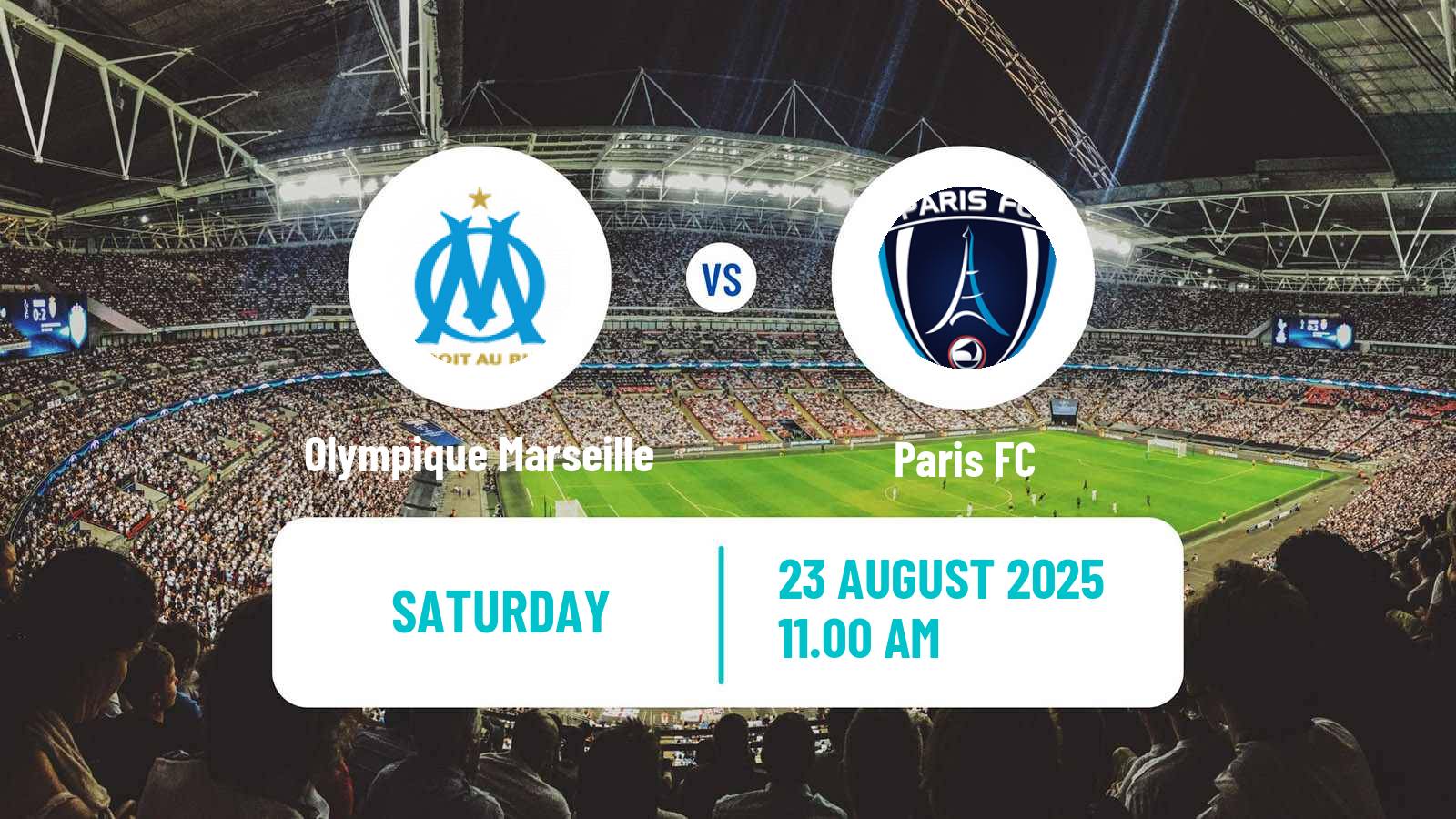Soccer French Ligue 1 Olympique Marseille - Paris FC