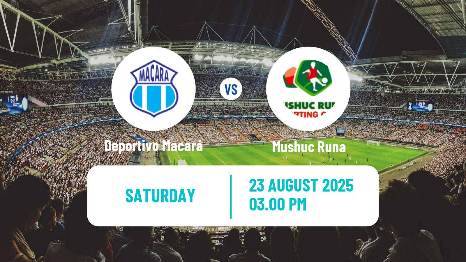 Soccer Ecuadorian Liga Pro Deportivo Macará - Mushuc Runa