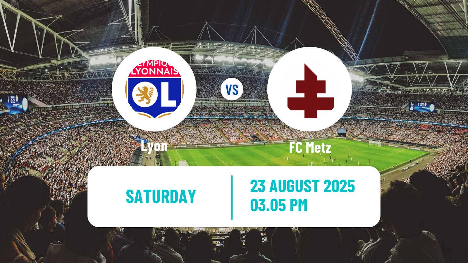 Soccer French Ligue 1 Lyon - Metz